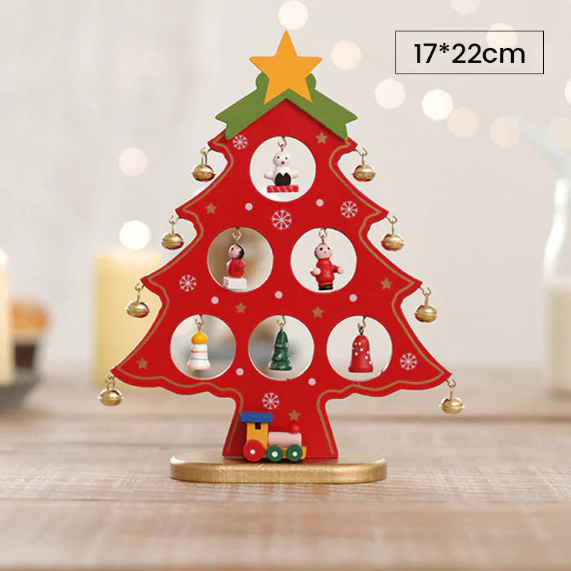 Set de Sapins de Noël en Bois Diy - Créez Votre Propre Sapin de Noël