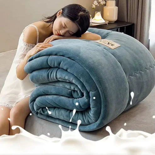 Couverture D' Hiver Moelleuse Premium avec Double Couche de Flanelle Polaire