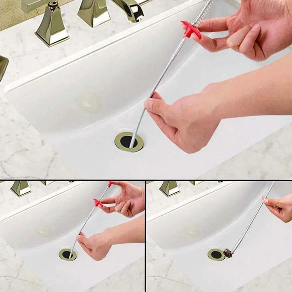 Crochet de Nettoyage de Canalisation pour Évier