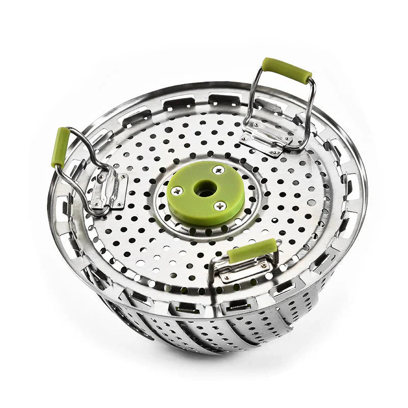 Cuiseur Vapeur en Inox Pliable