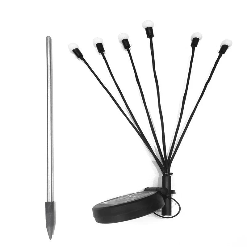 Lampes Led de Jardin à Énergie Solaire - Effet Lucioles