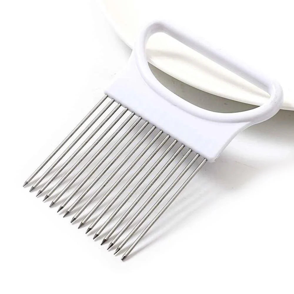 Proslice - Porte-oignons en Acier Inoxydable pour une Découpe Précise et en Toute Sécurité