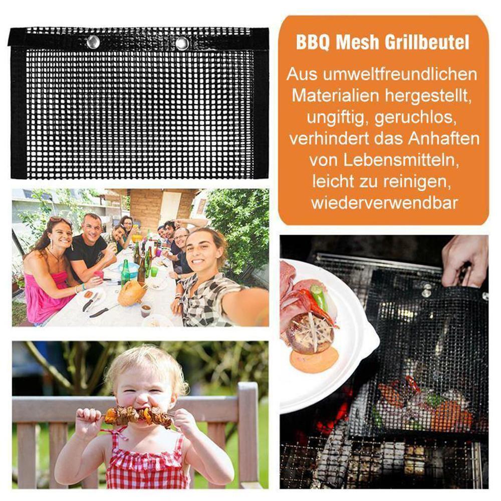 Sac à Grillades Réutilisable en Maille Antiadhésive