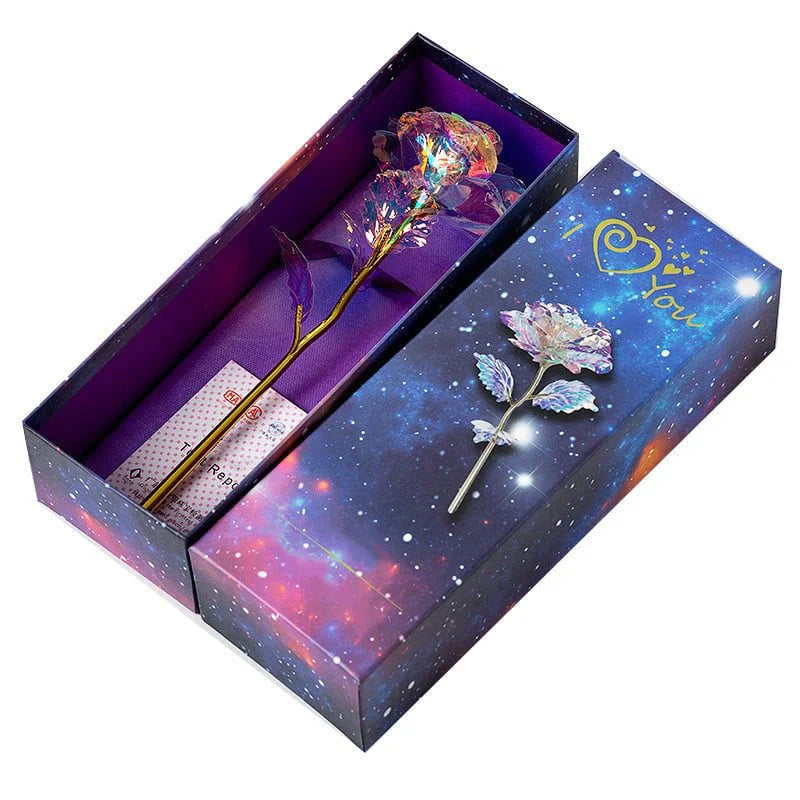 La Rose de la Galaxie Multicolore - un Signe Éternel D' Amour