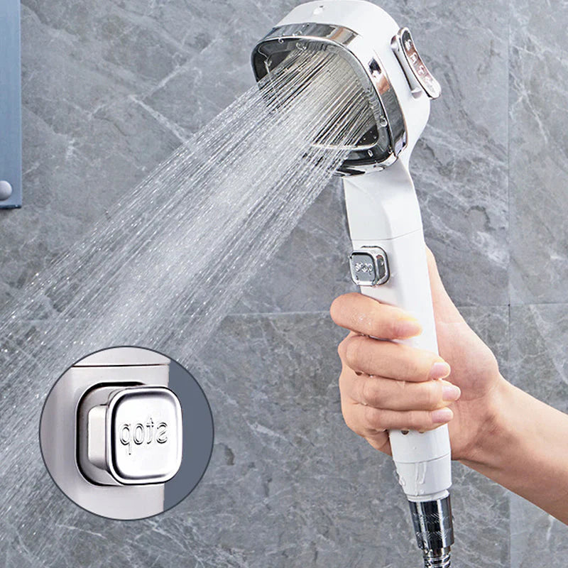 Pommeau de Douche Haute Pression avec 4 Modes et Nettoyage Power