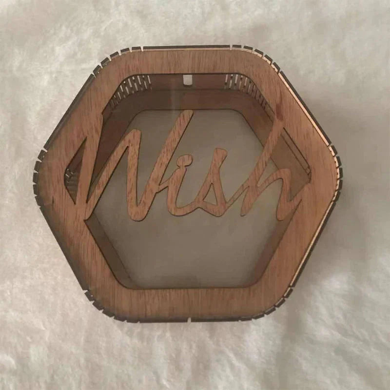 Coffret Cadeau de Mariage Personnalisé au Design Hexagonal