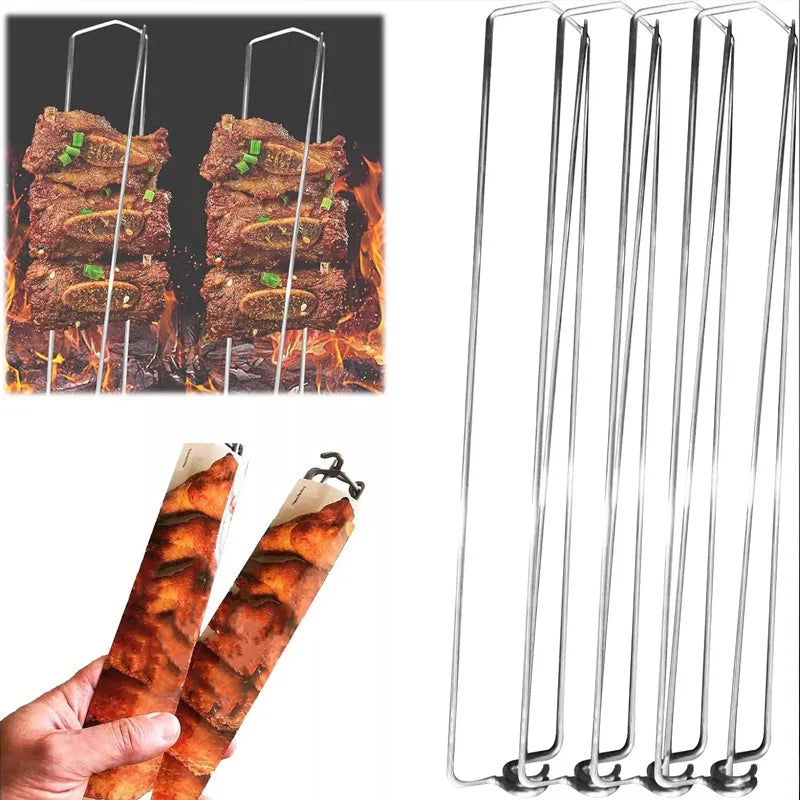 Bbq Support D' Aile en Acier Inoxydable