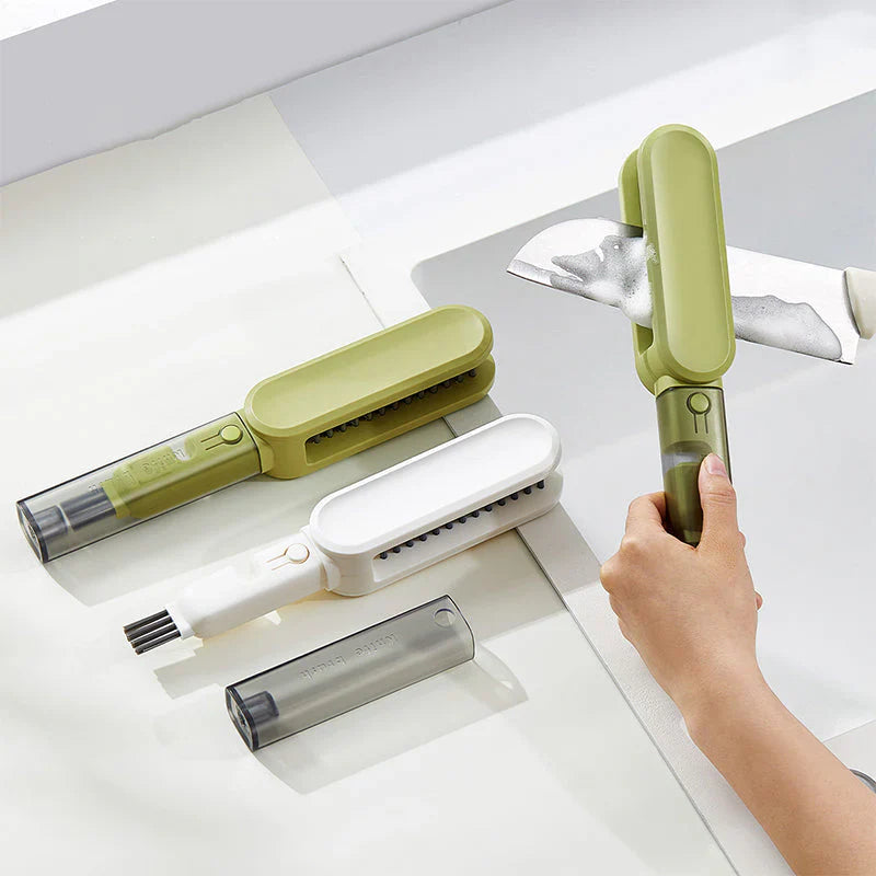 Brosse Pratique pour Nettoyer les Couteaux - Nettoie et Aiguise en une Seule Étape