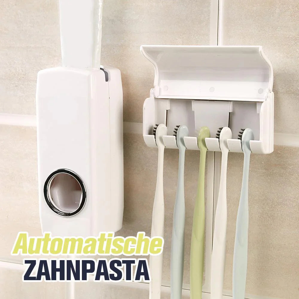 Distributeur de Dentifrice Pratique et Kit Porte-brosse à Dents
