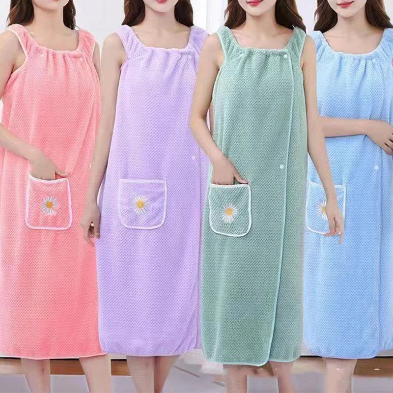 Confortable Peignoir 2 en 1 - Parfait pour la Maison & le Spa!</p