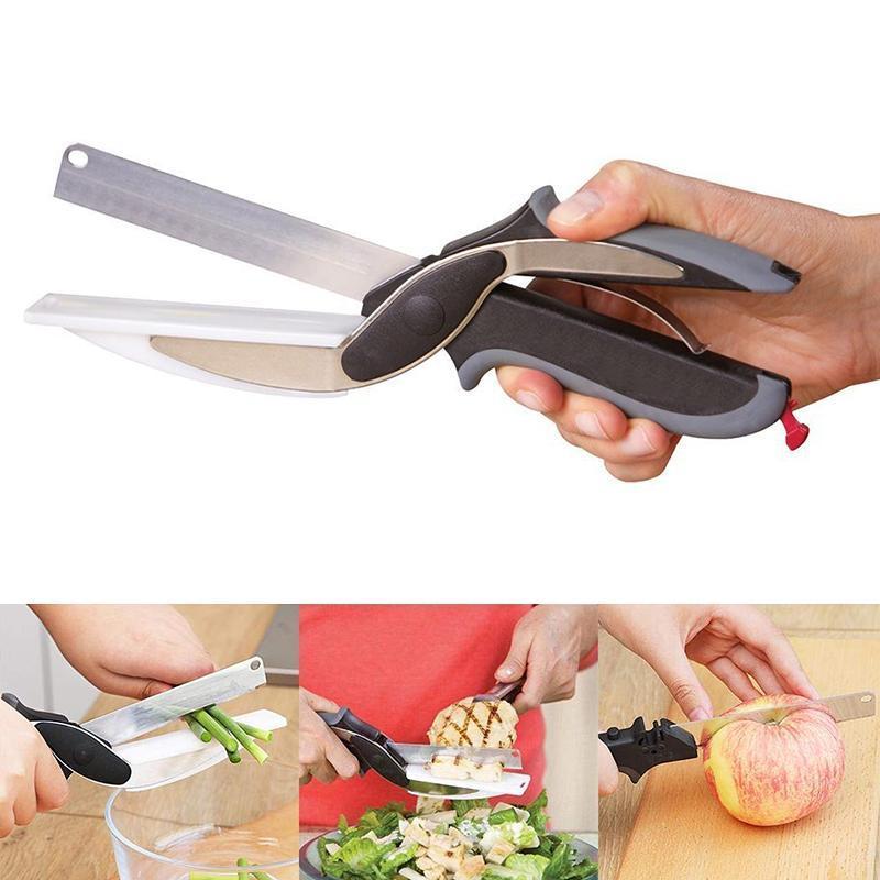 Ciseaux de Cuisine 2 en 1 Multifonctionnels
