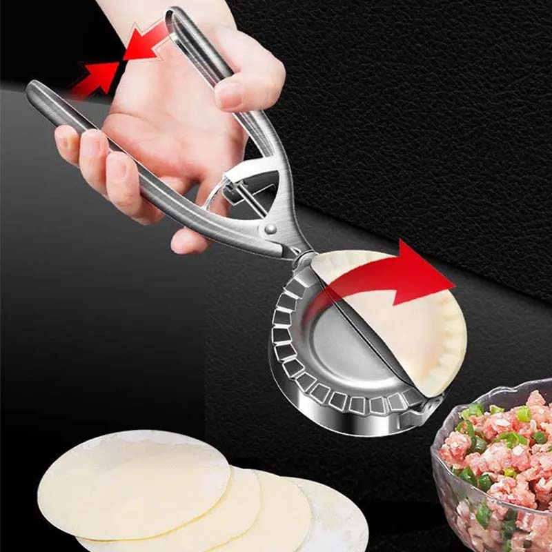Presse à Boulettes en Acier Inoxydable - Parfait pour les Boulettes de Pâte Faites Maison!