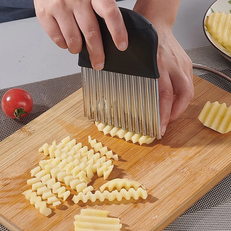 Couteau Ondulé pour Légumes - des Coupes Parfaites pour des Plats Créatifs!