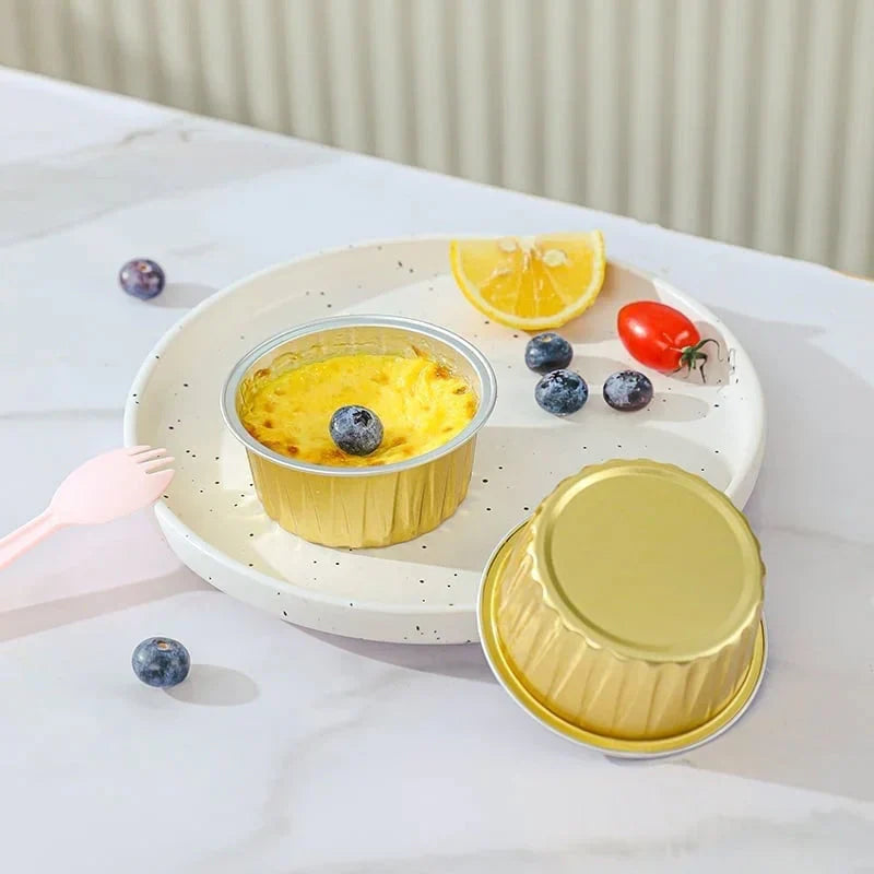 Moules à Pâtisserie en Aluminium Pratiques - Parfaits pour la Pâtisserie, les Grillades et la Cuisine!