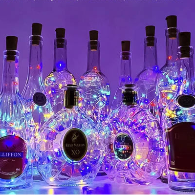 Lampes Led pour Bouchons de Bouteille - Transformez des Bouteilles Vides en Décorations D' Ambiance!