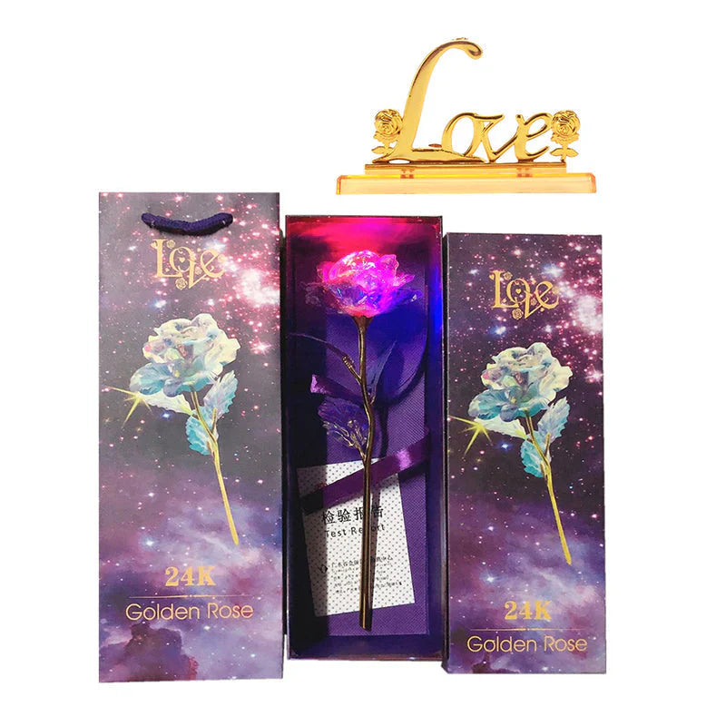 La Rose de la Galaxie Multicolore - un Signe Éternel D' Amour