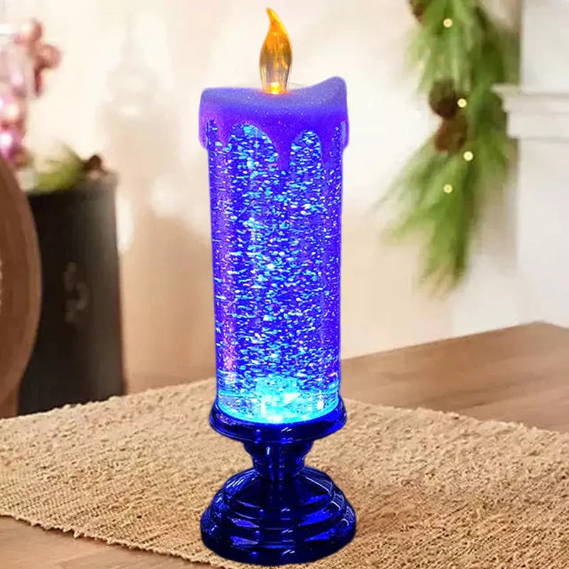 Bougies de Noël Led à Effet Scintillant