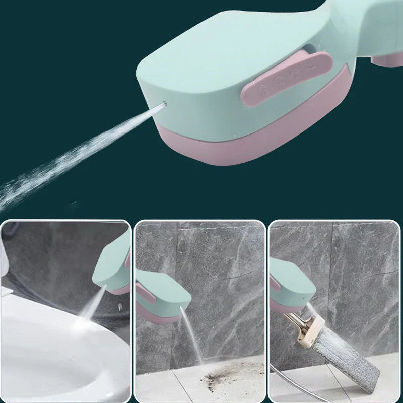Pommeau de Douche Haute Pression avec 4 Modes et Nettoyage Power