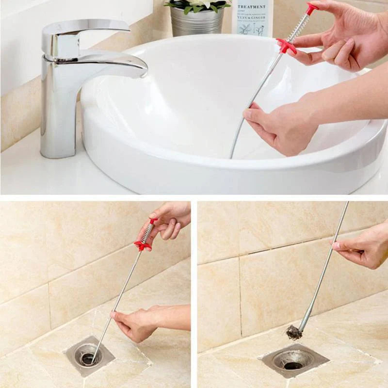 Crochet de Nettoyage de Canalisation pour Évier
