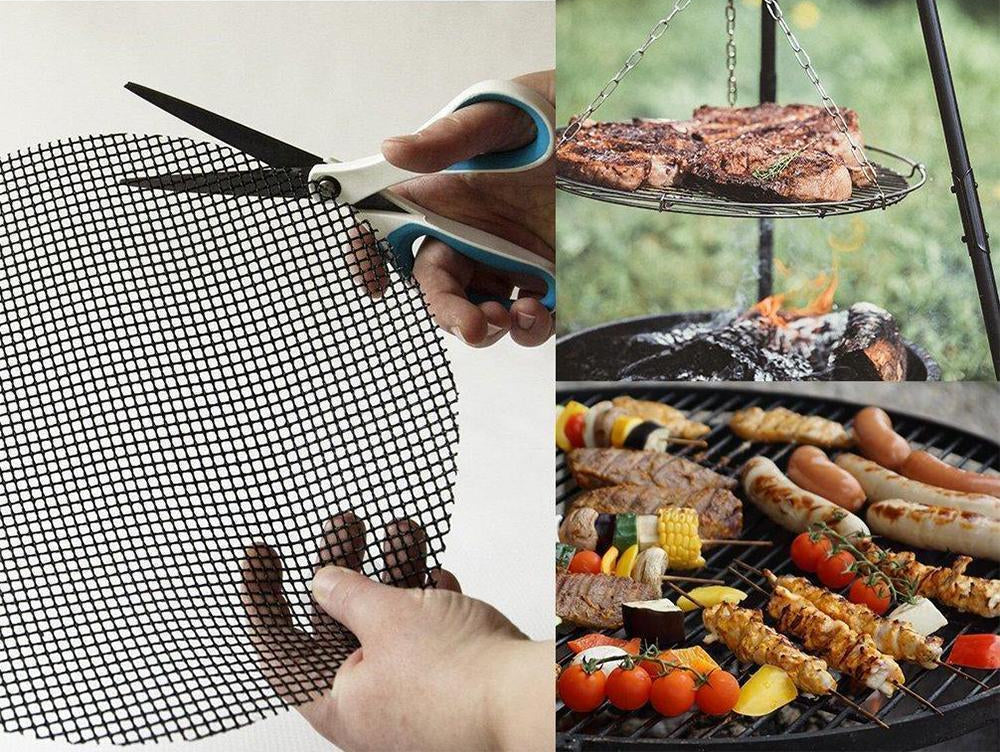 Tapis de Cuisson Anti-adhérent en Téflon - Parfait pour des Grillades sans Stress