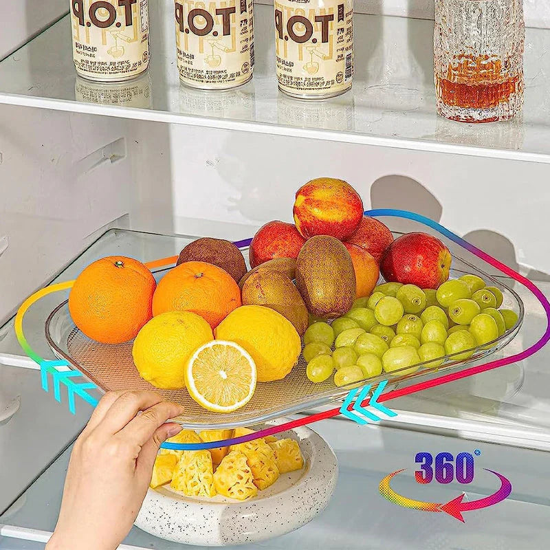 Rangement D' Épices pour Réfrigérateur avec Fonction Rotative