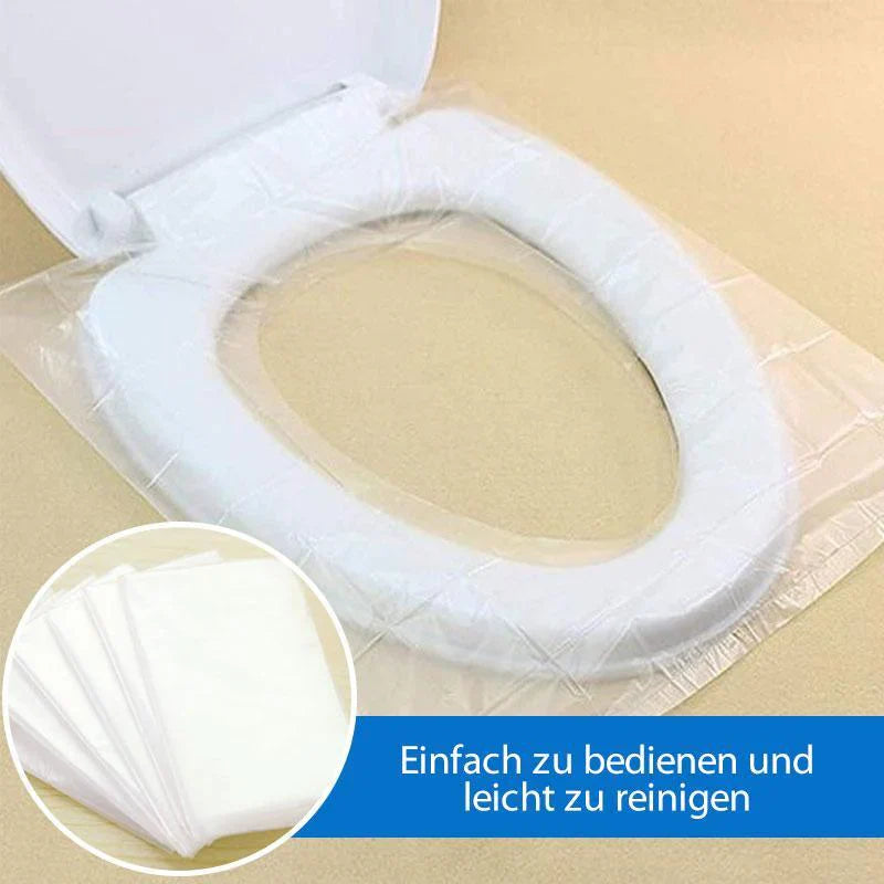 Protection de Siège de Toilette Jetable (50 Pièces)