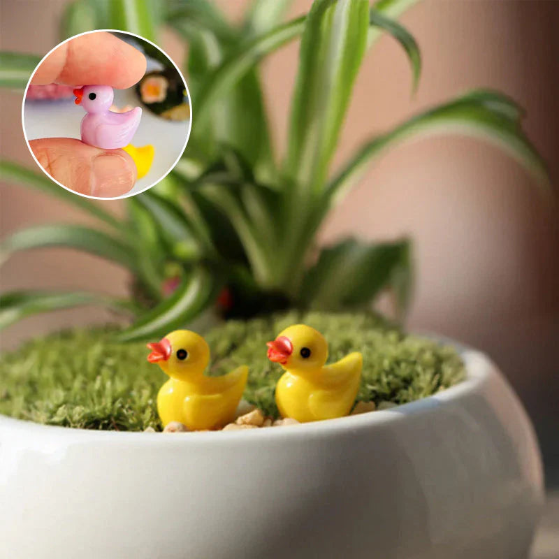 Mini Décoration de Canards Jaunes