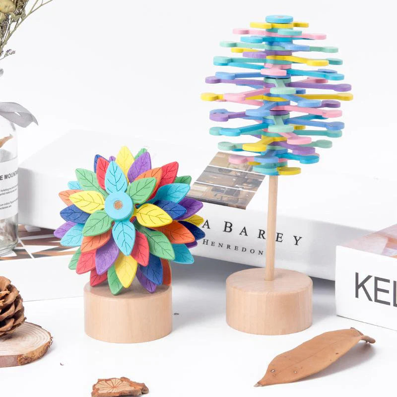 Jouets Magiques Rotatifs - Détente et Décoration en Même Temps