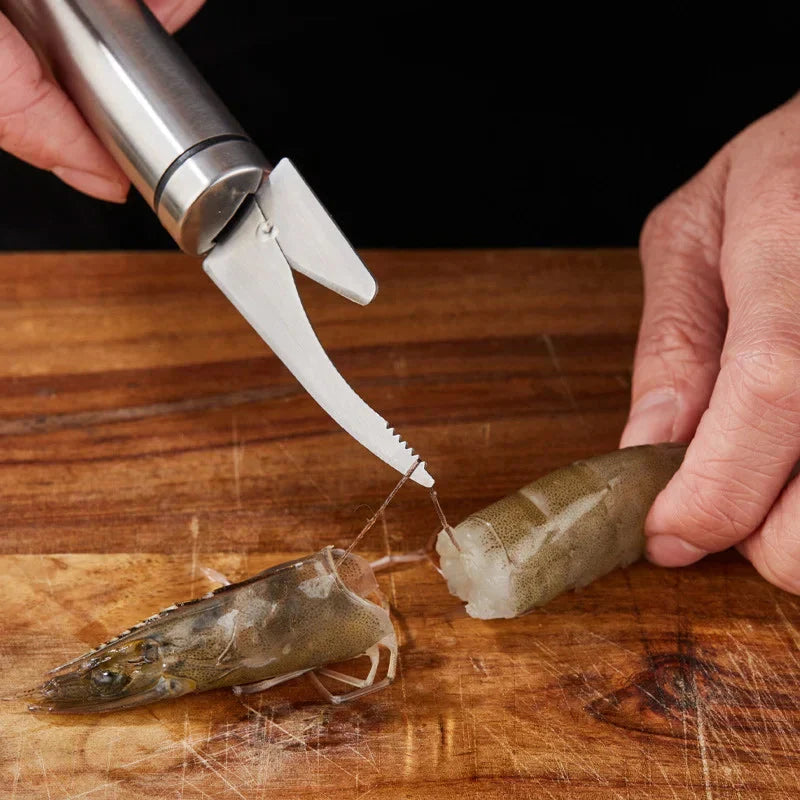 Couteau à Poisson et à Crevettes Multifonctionnel