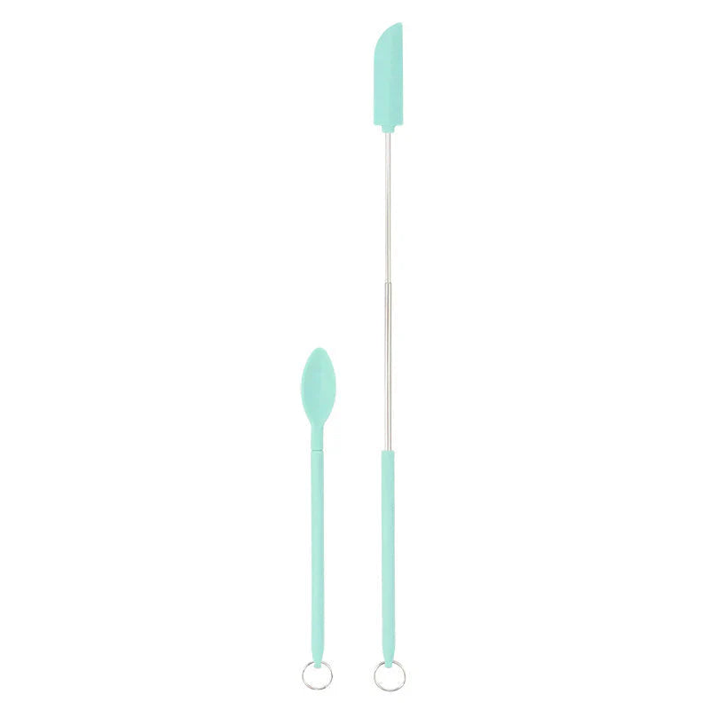 Mini-cuillère Pliable en Silicone - Pratique et Peu Encombrante