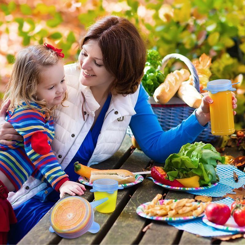 Freshflex - Couvercles en Silicone Extensibles pour une Cuisine Respectueuse de L' Environnement
