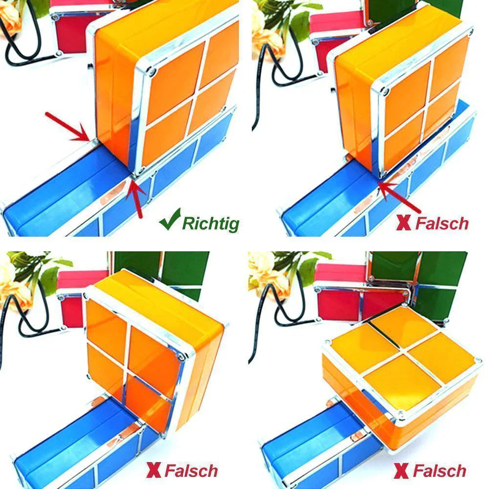 Lampe de Construction Led Empilable - la Créativité Rencontre la Lumière