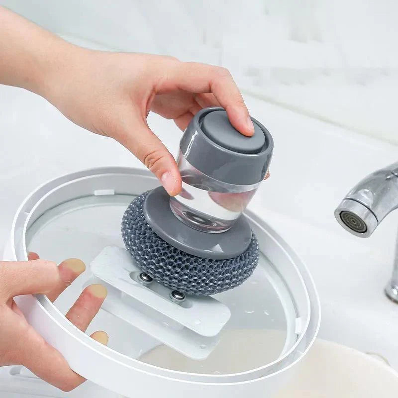 Brosse de Nettoyage Antibactérienne Actionnée par Pression