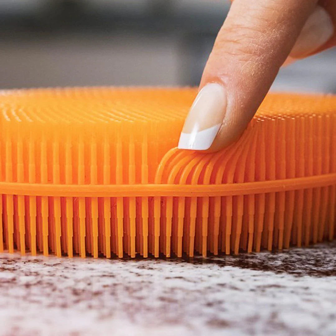 Eponge en Silicone Respectueuse de L' Environnement, Antibactérienne et Polyvalente, Lot de 5