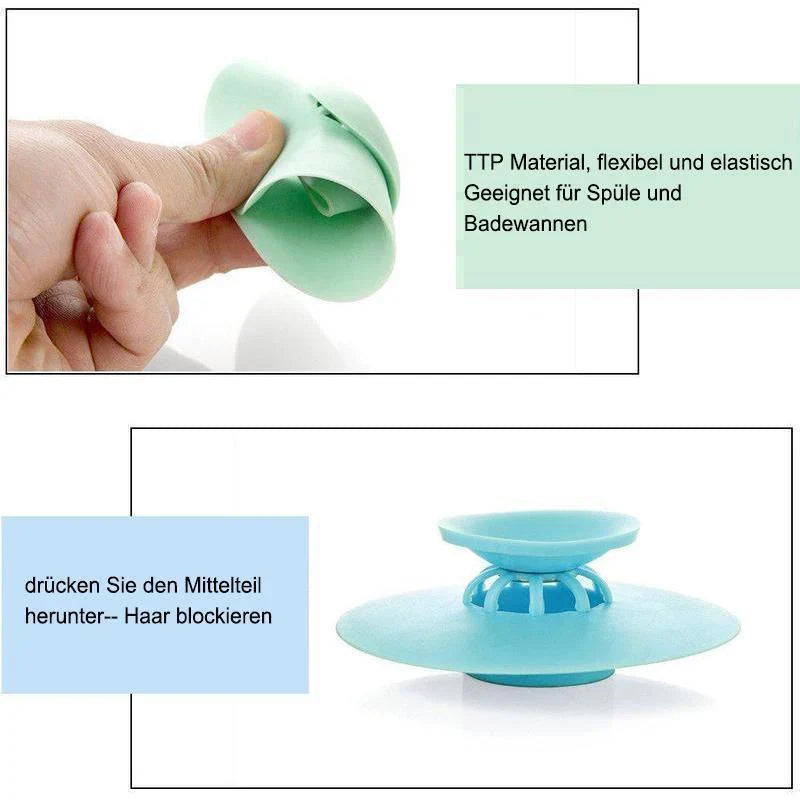 Bouchon D' Évacuation Flexible avec Tamis à Cheveux