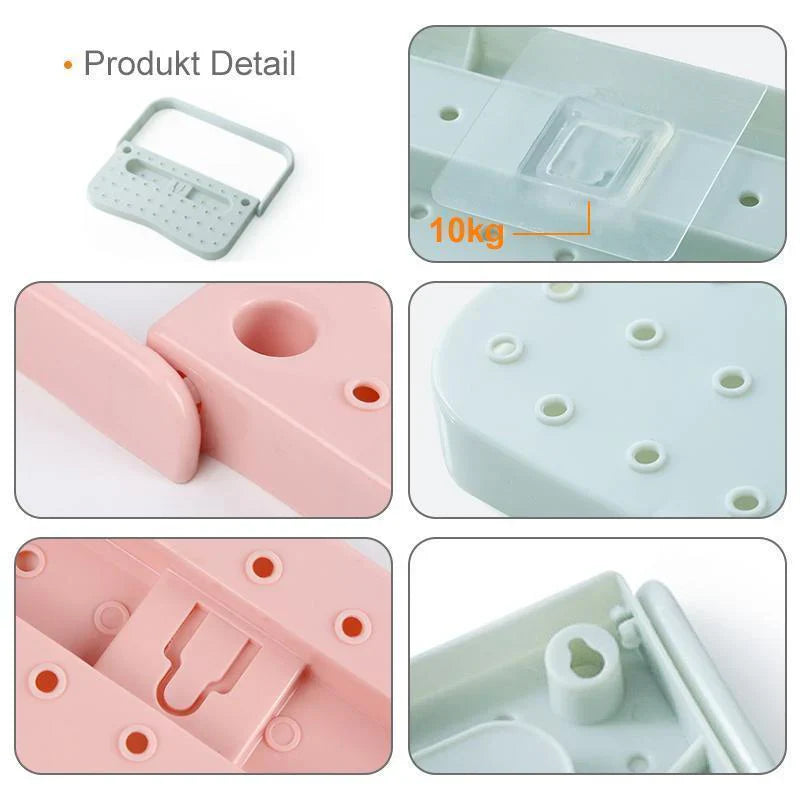 Etagère Murale pour Chaussures avec Support Intégré