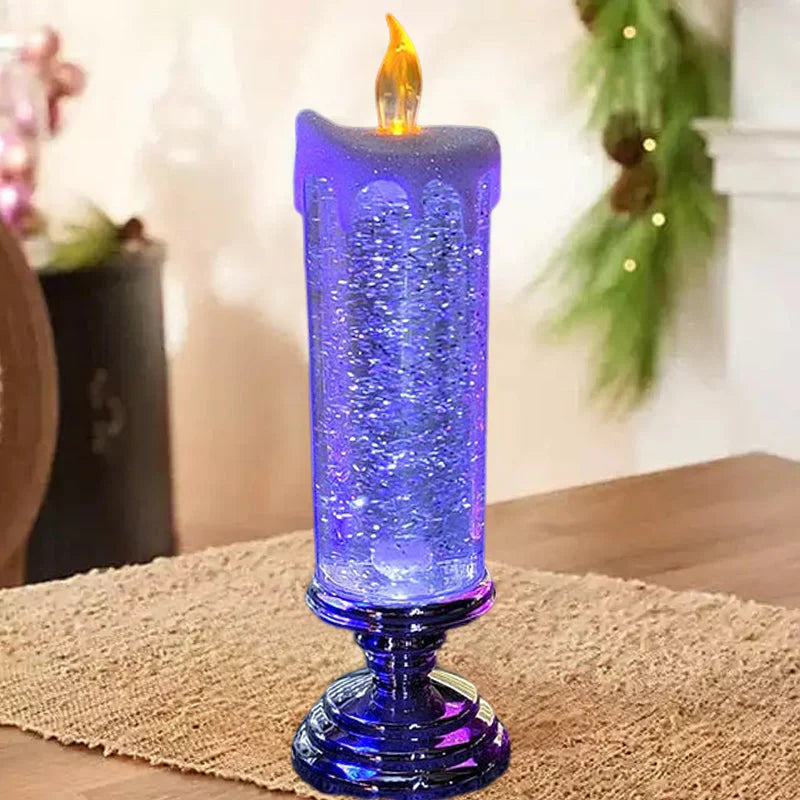 Bougies de Noël Led à Effet Scintillant
