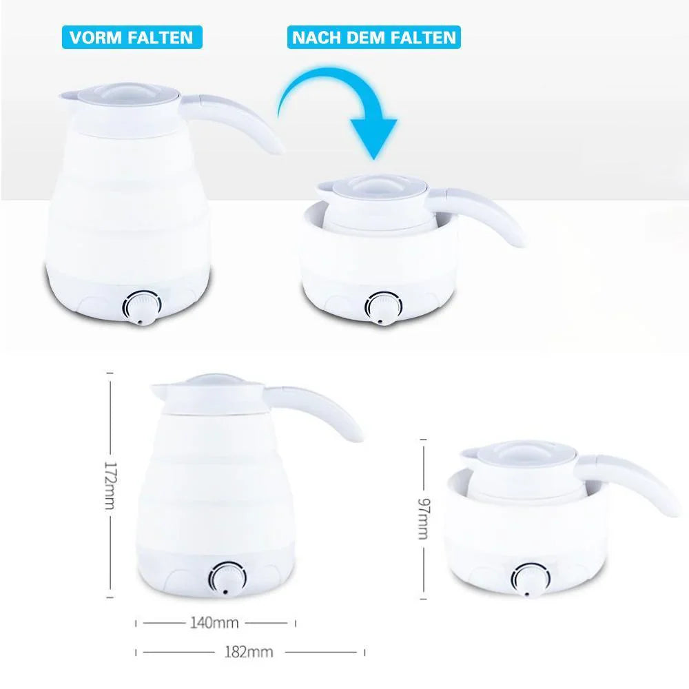 Carafes en Silicone Pliables de Voyage avec Prise Universelle