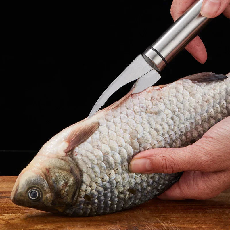 Couteau à Poisson et à Crevettes Multifonctionnel