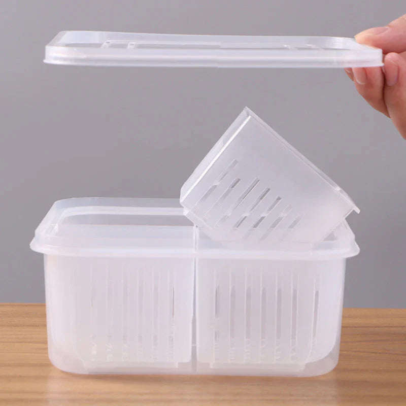 Boîte de Fraîcheur à 4 Compartiments - Parfait pour Tes Repas!