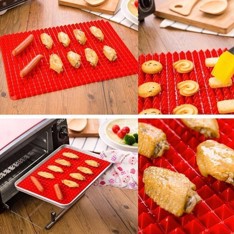 Tapis de Cuisson en Silicone avec Effet Anti-adhérent