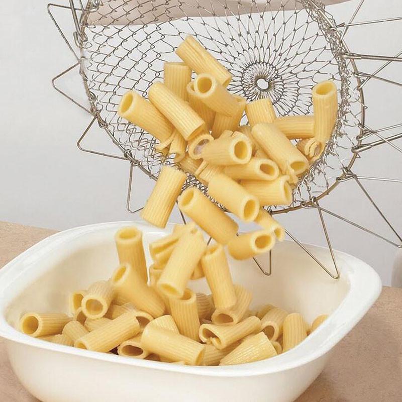 Passoire de Cuisine Pliable en Acier Inoxydable