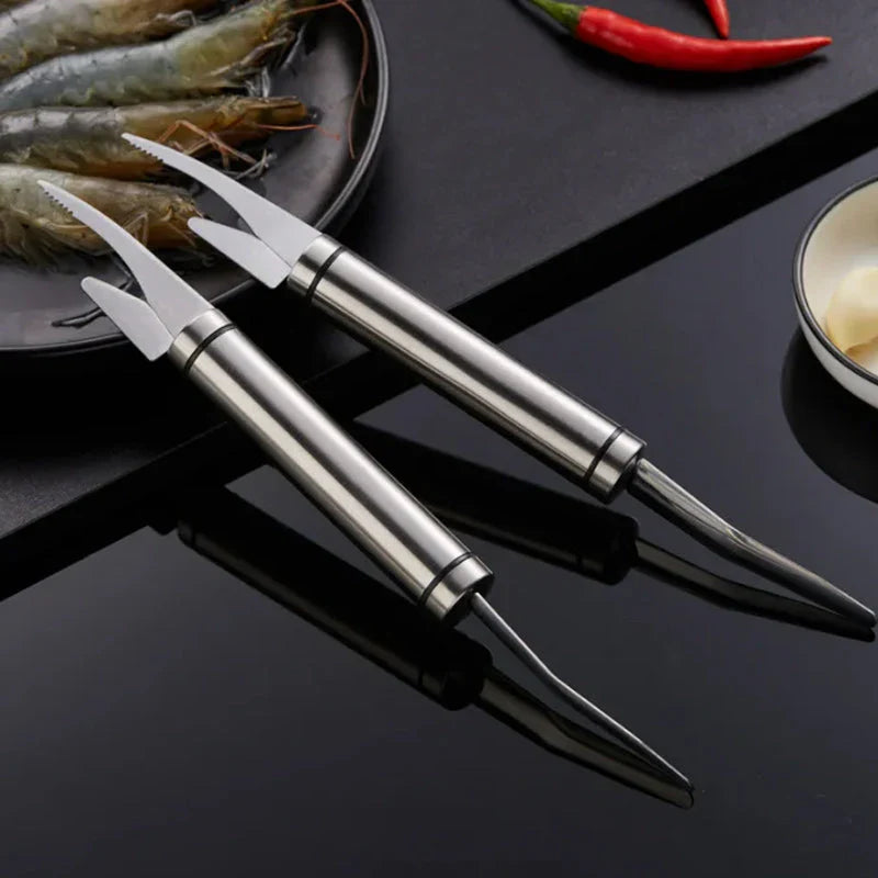 Couteau à Poisson et à Crevettes Multifonctionnel