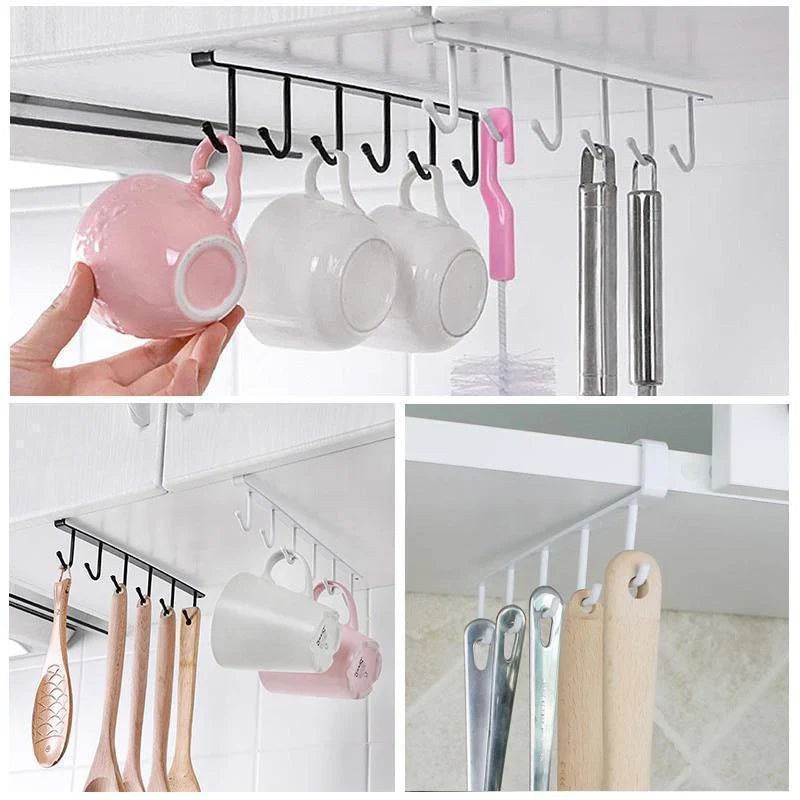 Etagère à Crochets pour Gagner de la Place, 2 Pièces