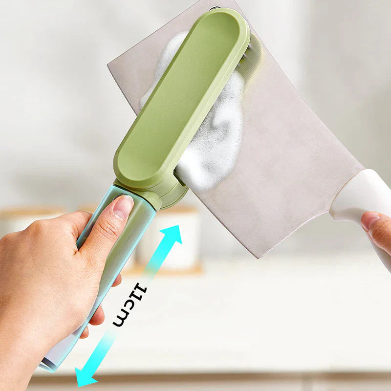 Brosse Pratique pour Nettoyer les Couteaux - Nettoie et Aiguise en une Seule Étape