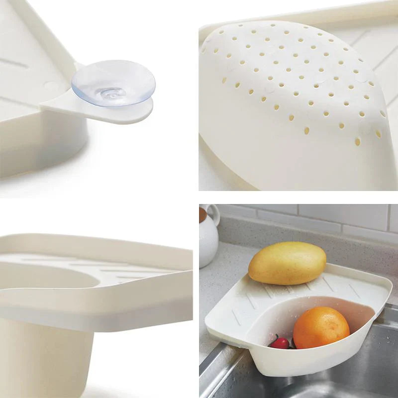 Corbeille Alimentaire pour Lavabo Multifonctionnelle