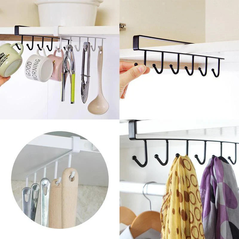 Etagère à Crochets pour Gagner de la Place, 2 Pièces