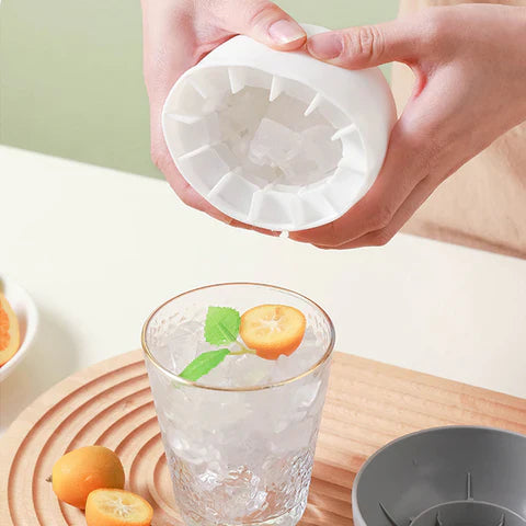 Récipient à Glaçons en Silicone en Forme de Champignon - Parfait pour des Rafraîchissements Cools!