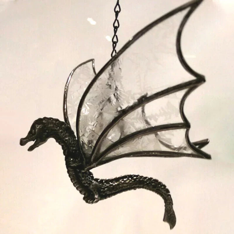 Figure de Dragon Suspendu Colorée