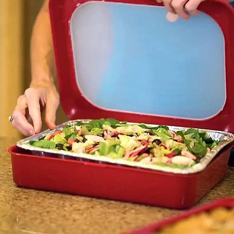 Boîte de Rangement pour Film D' Aluminium - Solution Parfaite pour Votre Poêle à Film Jetable